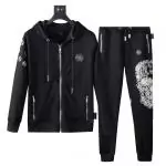 ensemble survetement philipp plein pas cher back skull hoodie